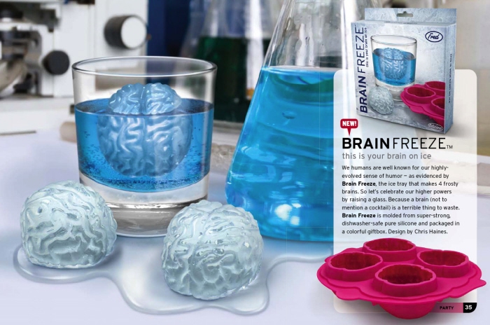 فروش عمده قالب یخ طرح مغز Ice Brain Freeze